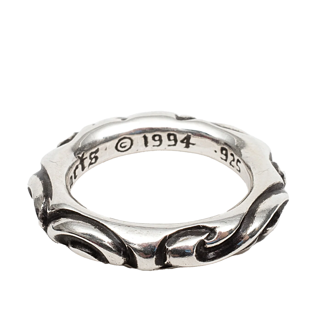 Chrome Hearts Scroll Band Ring