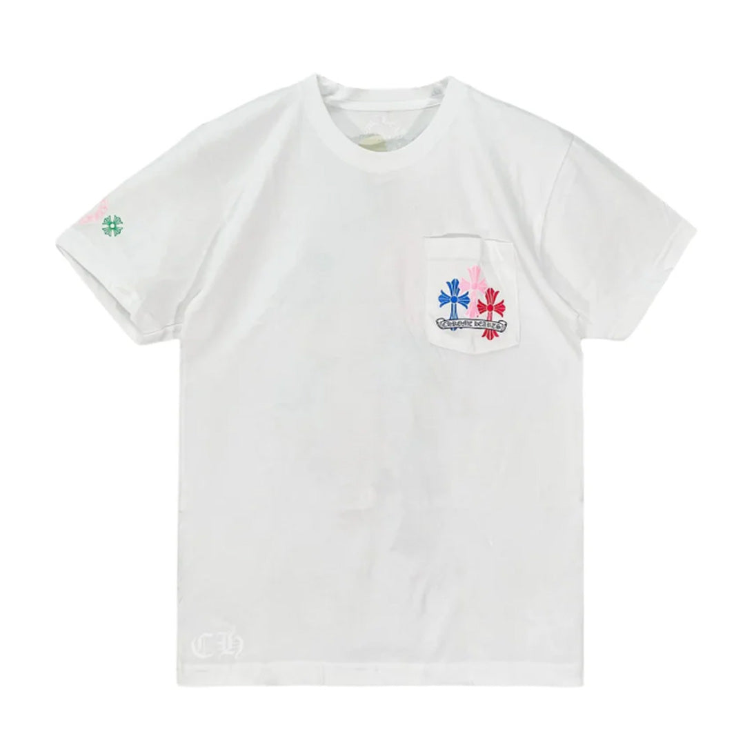Chrome Hearts Cemetery Multicolor T-Shirt White