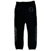 Chrome Hearts Black Floral Sweatpants