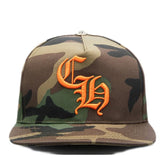 Chrome Hearts CH Baseball Cap Camo Orange