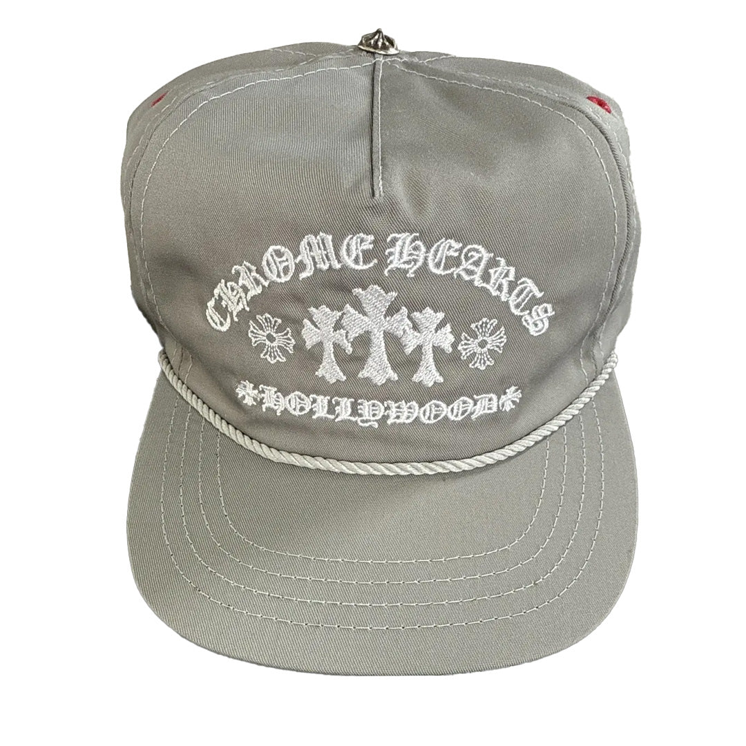 Chrome Hearts Gas Station Embroidered Trucker Hat Grey | Kenshi