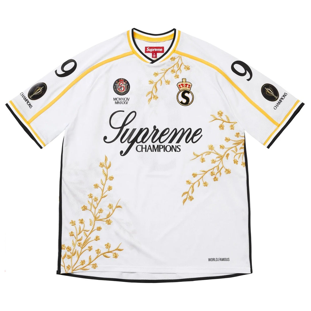 Supreme Floral Soccer Jersey White