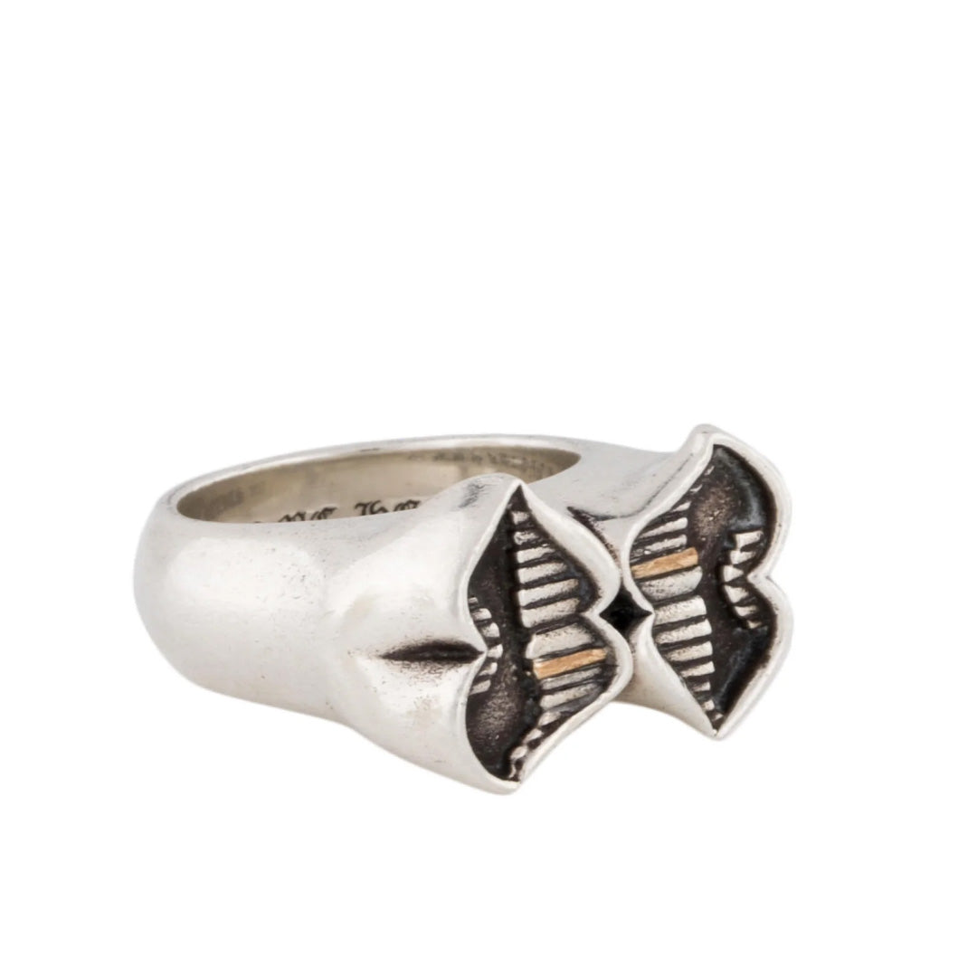 Chrome Hearts Matty Boy Double Chomper Ring