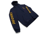 Chrome Hearts Logo Hoodie Navy