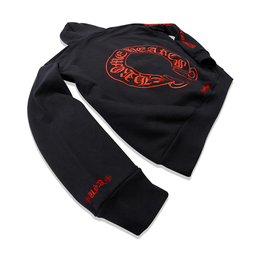 Chrome Hearts Online Exclusive Hoodie Black/Red
