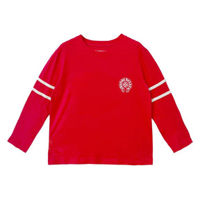 Chrome Hearts 33 Horseshoe Logo Long Sleeve T-Shirt (Womens) Red