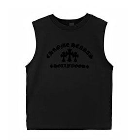 Chrome Hearts Triple Cross Hollywood Sleeveless Shirt (Womens)