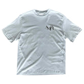 Amiri Staggered Logo T-Shirt White
