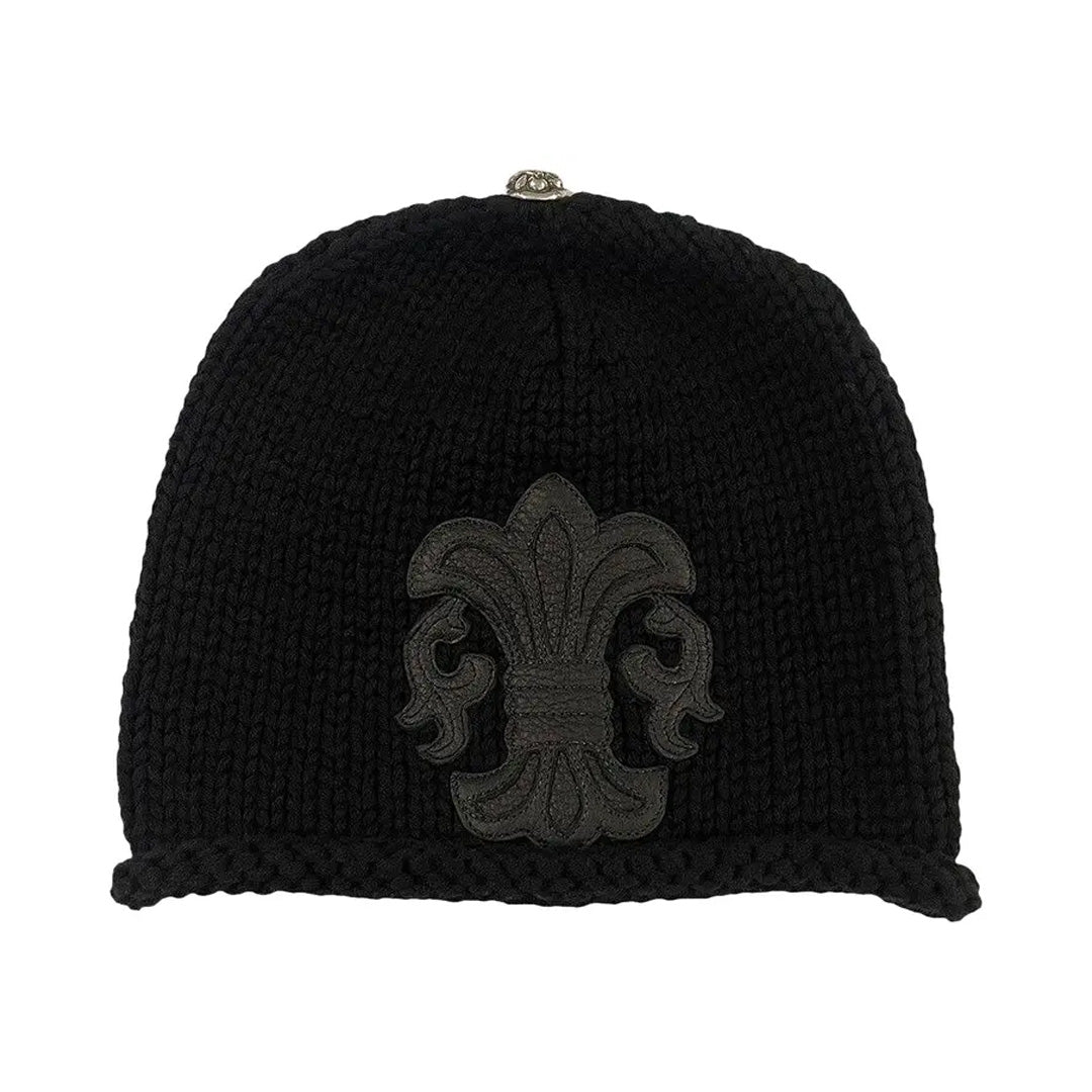 Chrome Hearts Fleur Patch Beanie