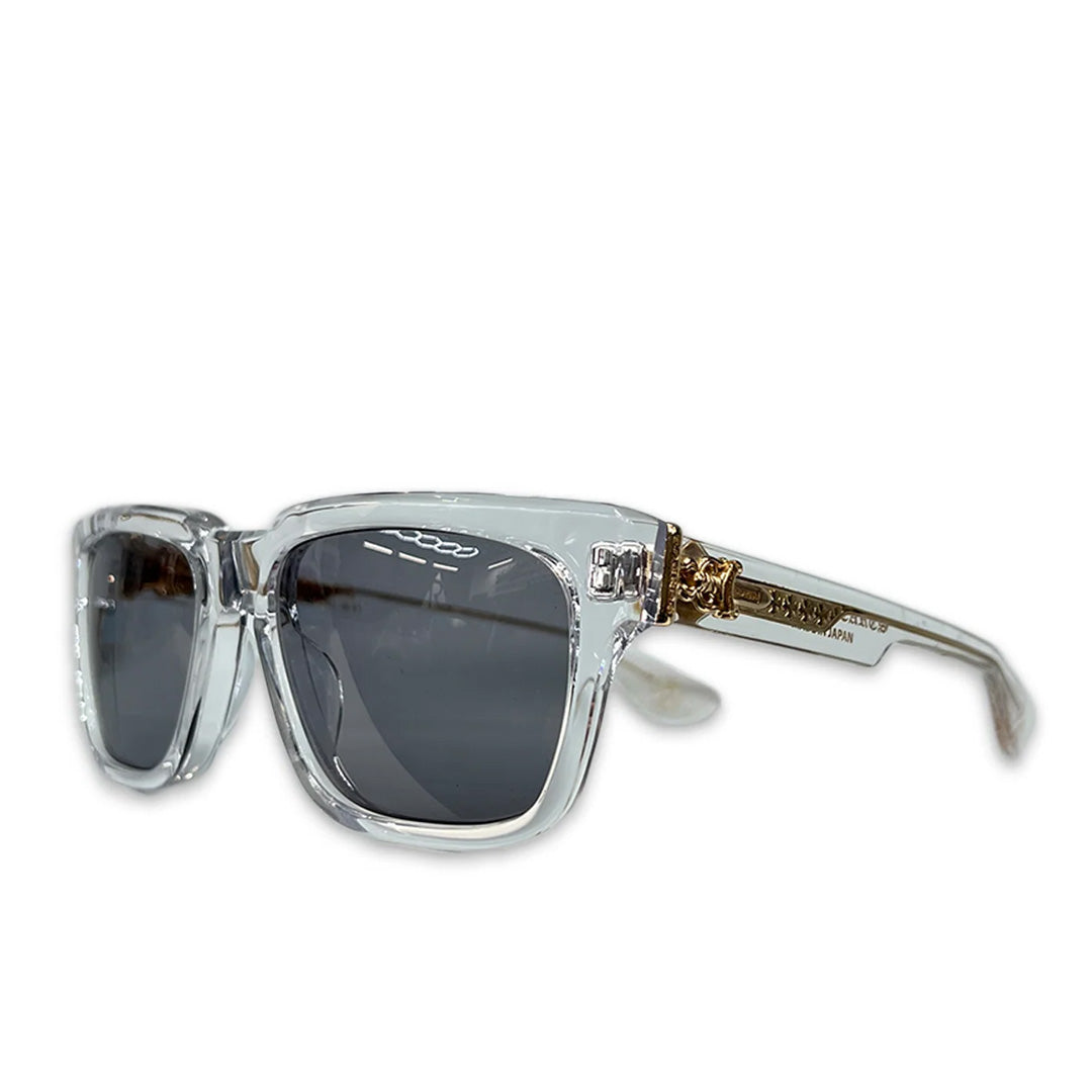 Chrome Hearts "Box Officer" Clear/Gold Glasses