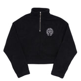 Chrome Hearts Cropped Horseshoe Logo Fleece (Womens)