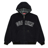 Supreme Reflective Arc Hooded Work Jacket Black