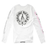 Chrome Hearts Deadly Doll Thermal Long Sleeve T-Shirt White
