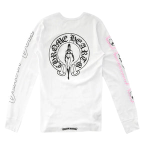 Chrome Hearts Deadly Doll Thermal Long Sleeve T-Shirt White