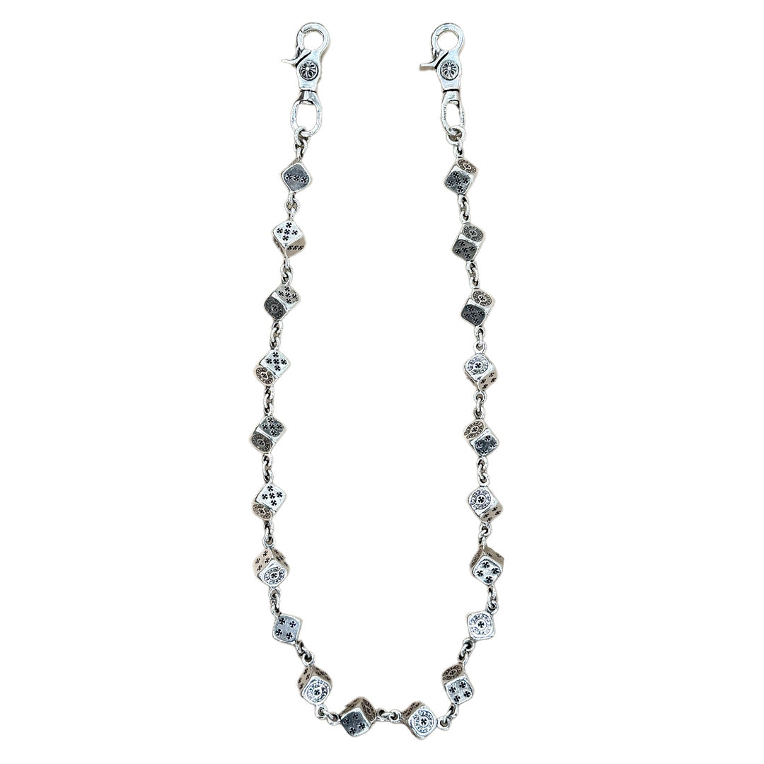 Chrome Hearts Dice Wallet Chain (34 Inch)