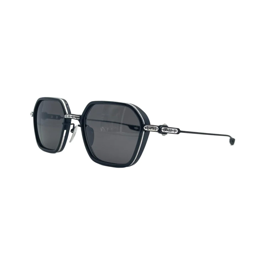 Chrome Hearts "Danger Zone" Black/Silver Glasses