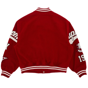 Supreme Veritas Varsity Jacket Red