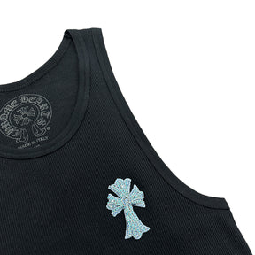 Chrome Hearts Embellished Diamond Tank Black