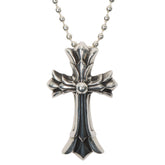 Chrome Hearts Double Cross Pendant (With Chain)