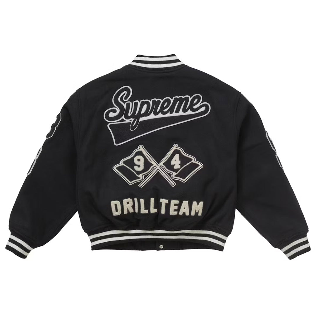 Supreme Drill Team Varsity Jacket Black
