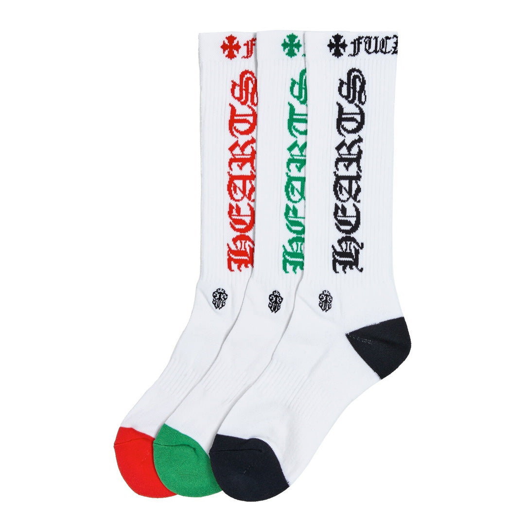 Chrome Hearts Socks 3 Pack (Kids)