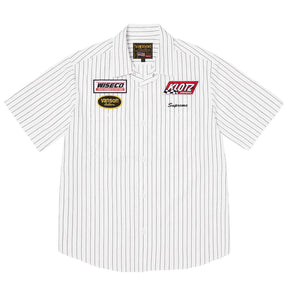 Supreme Vanson Leather Work Shirt Stripes