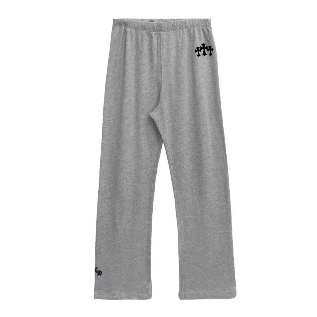 Chrome Hearts Triple Cross Hollywood Sweatpants Grey (Womens)
