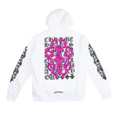 Chrome Hearts Eye Chart Dagger Pullover Hoodie White
