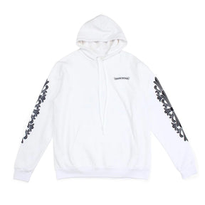 Chrome Hearts Eye Chart Dagger Pullover Hoodie White