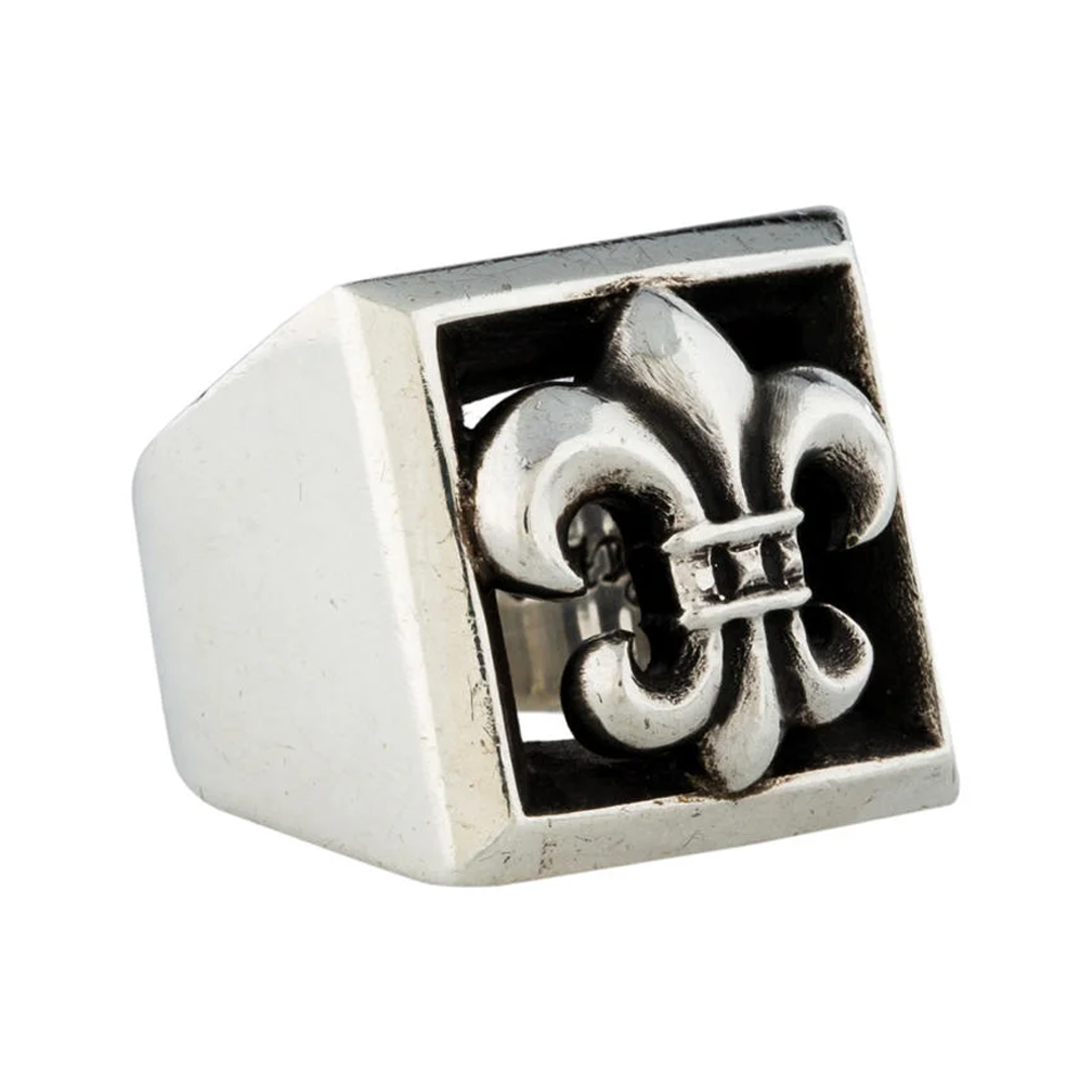Chrome Hearts Fleur de Lys Signet Ring