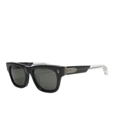 Chrome Hearts "Dick Fitzener" Black Clear/Silver Green Glasses