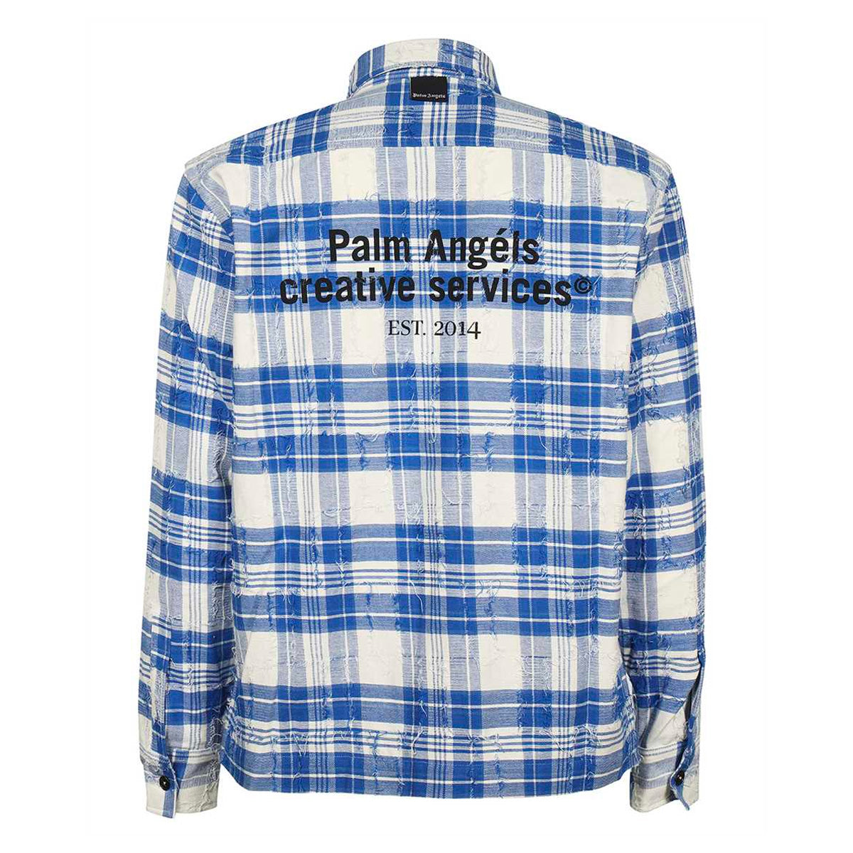 Palm Angels Flannel Blue