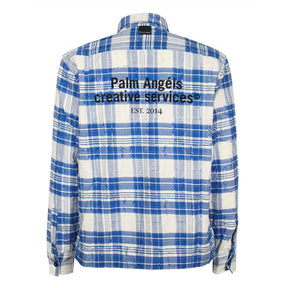 Palm Angels Flannel Blue