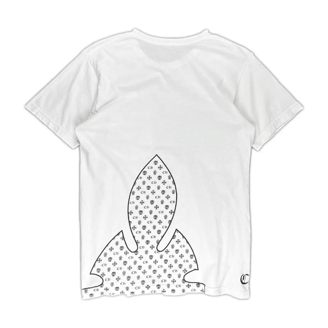 Chrome Hearts Fleur Multi Logo Pocket T-Shirt White