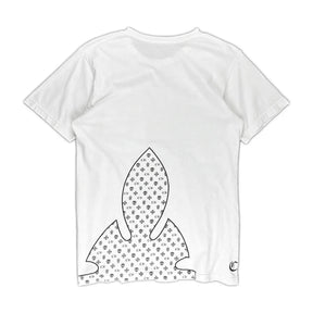 Chrome Hearts Fleur Multi Logo Pocket T-Shirt White