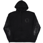 Chrome Hearts Floral Shoulder Logo Hoodie Tonal Black