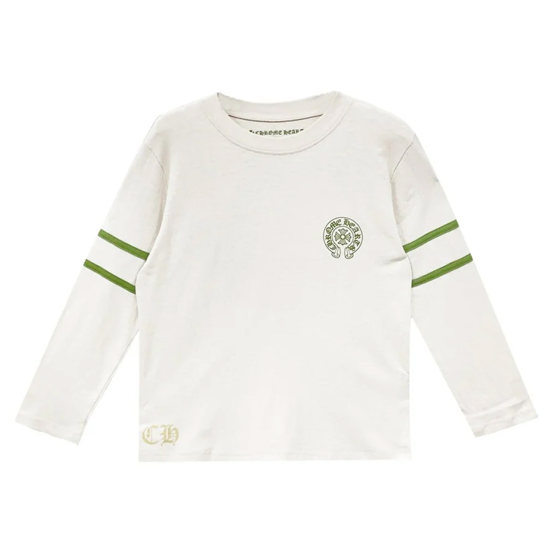 Chrome Hearts 33 Horseshoe Logo Long Sleeve T-Shirt (Womens) Green
