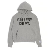 Gallery Dept. Center Logo Hoodie Heather Grey