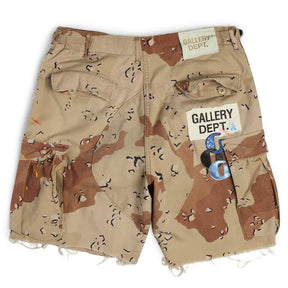 Gallery Dept. G Patch Chocolate Chip Camo Cargo Shorts