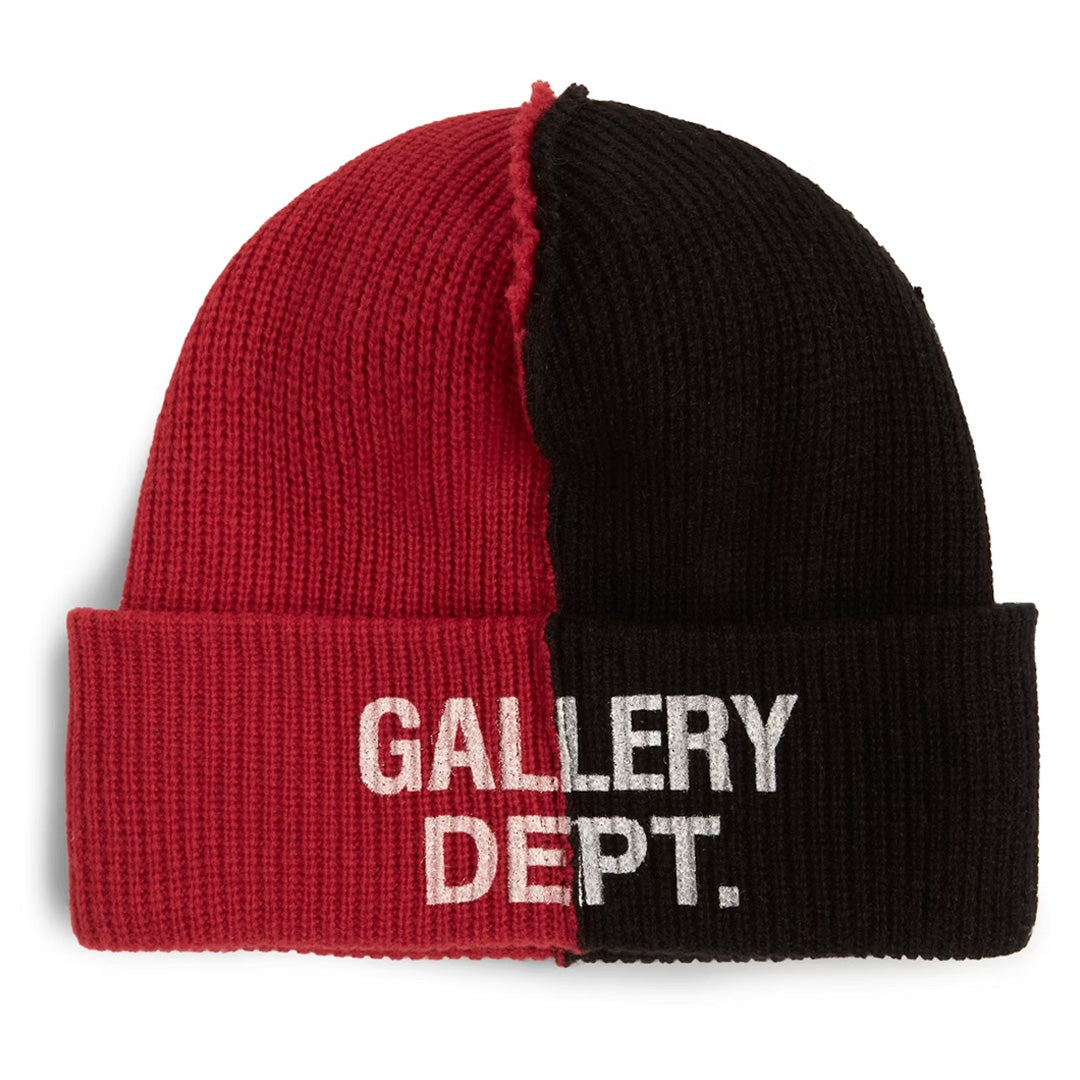 Gallery Dept Black & Red Topanga Logo Beanie