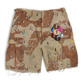 Gallery Dept. G Patch Chocolate Chip Camo Cargo Shorts