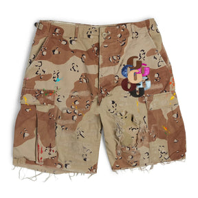 Gallery Dept. G Patch Chocolate Chip Camo Cargo Shorts