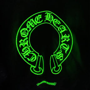 Chrome Hearts Horseshoe Logo Glow in the Dark Zip Up