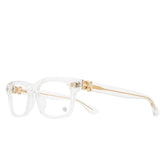 Chrome Hearts "Vagilante" Clear/Gold Glasses