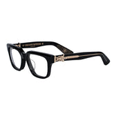 Chrome Hearts "Vagillionaire 2" Black/Gold Glasses