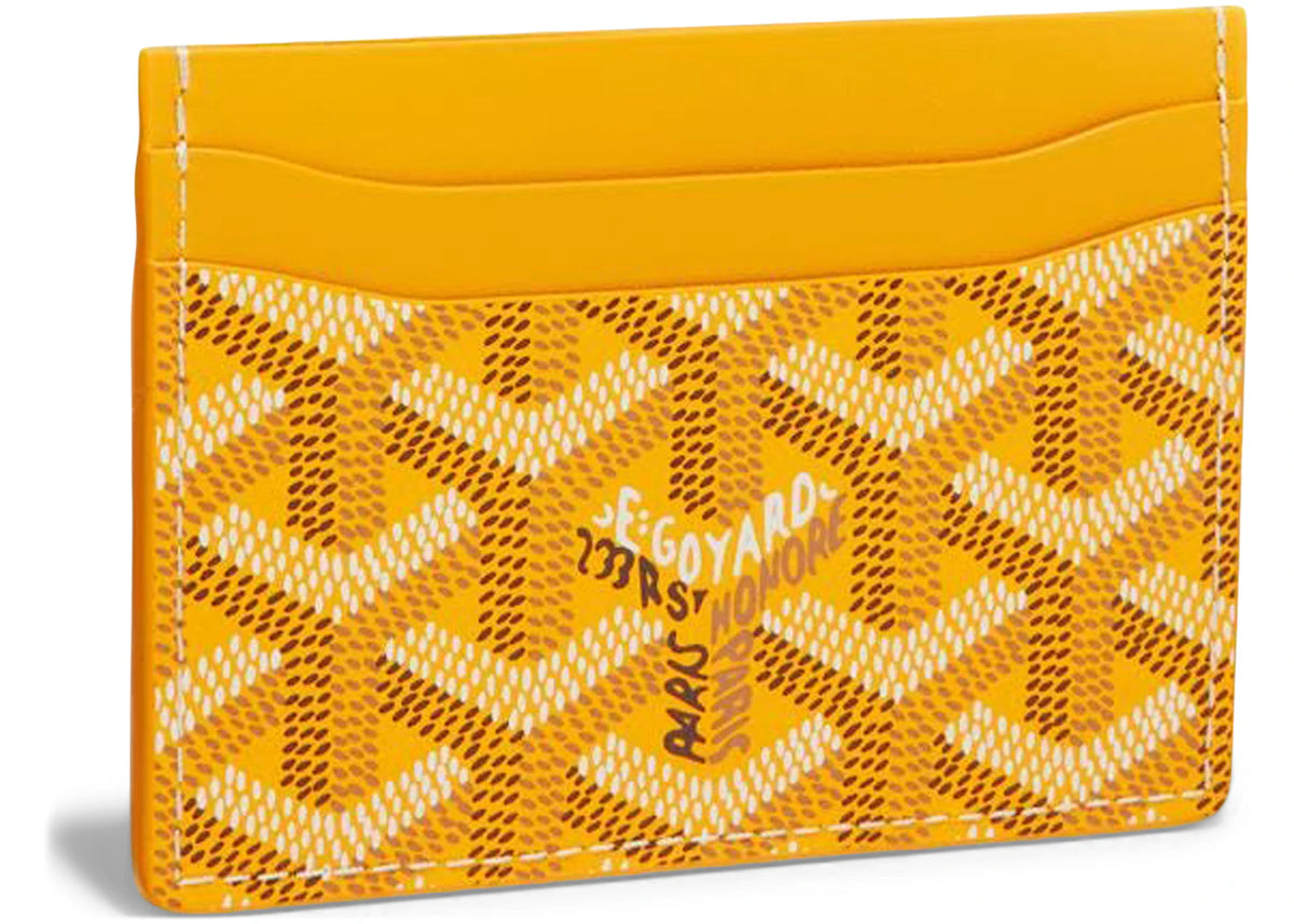 Goyard Saint Sulpice Cardholder Yellow