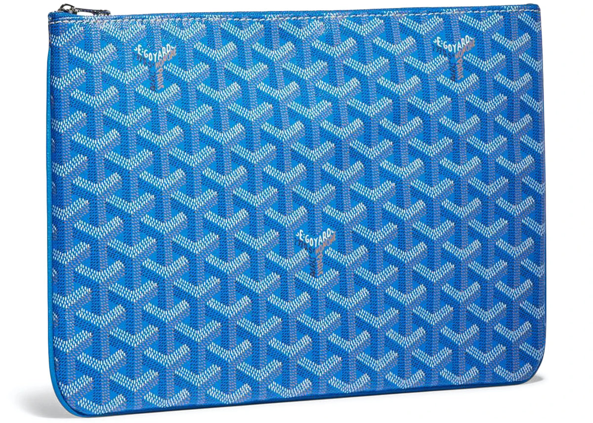 Goyard Senat Pouch MM Sky Blue