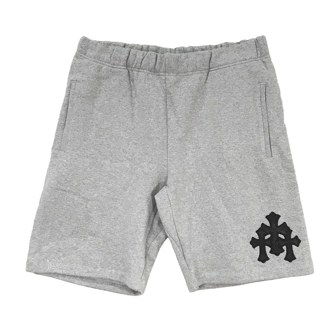 Chrome Hearts Paper Jam Triple Cross Shorts Grey