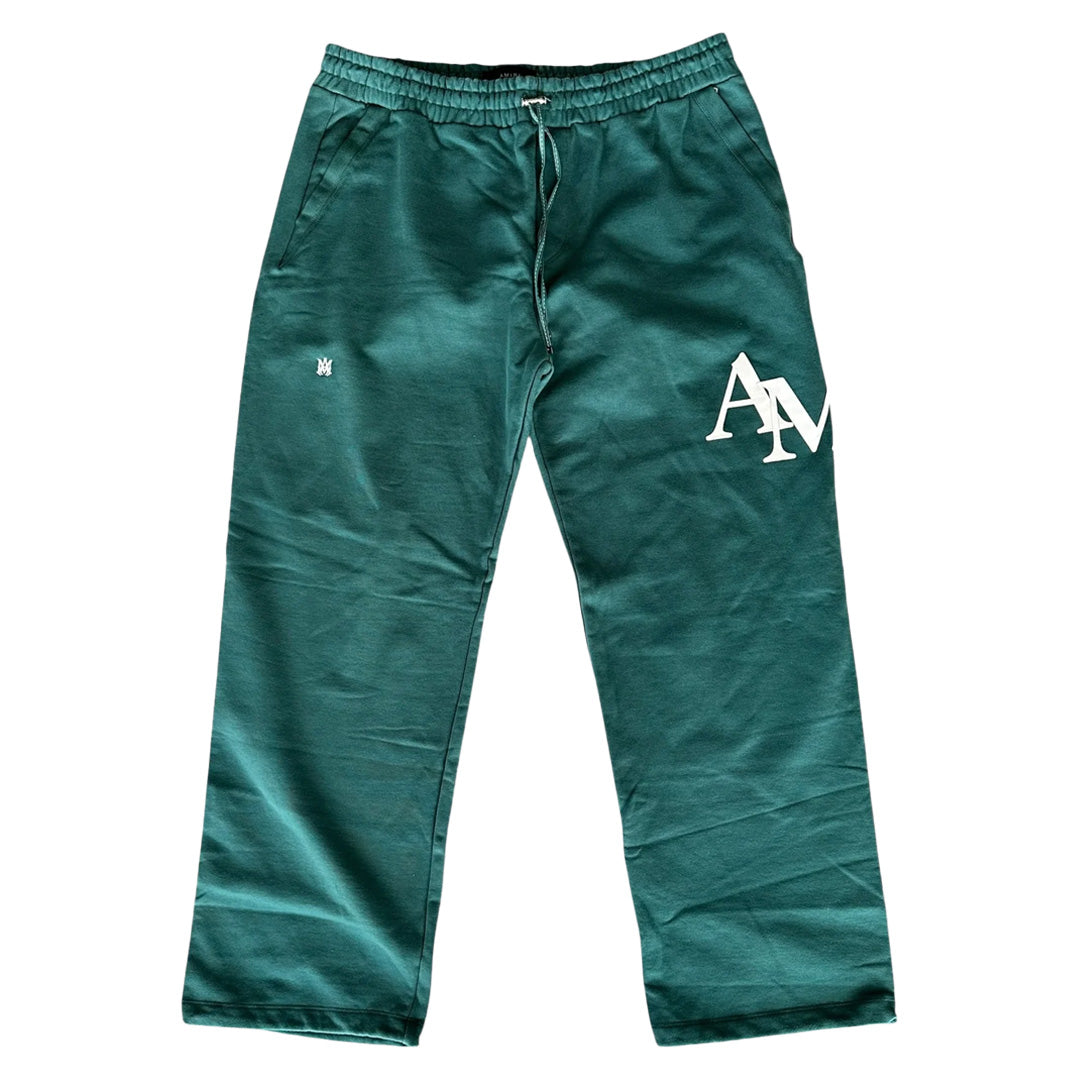 Amiri Staggered Sweatpants Forest Green