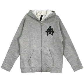 Chrome Hearts Paper Jam Triple Cross Zip Up Grey